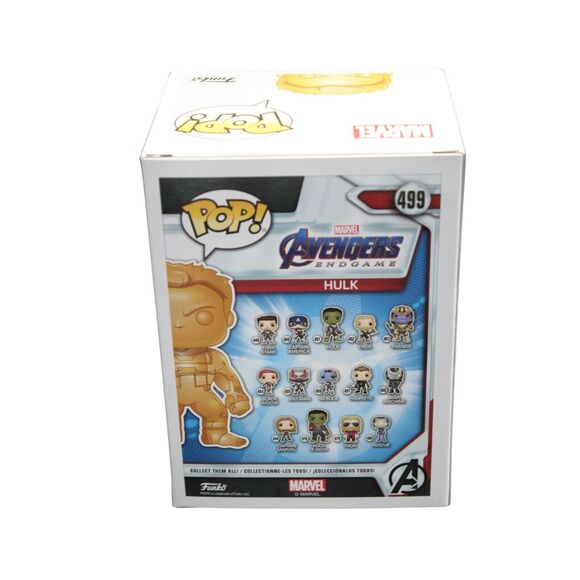 Funko POP Marvel Avengers Endgame Orange Chrome Hulk #499 Walmart Exclusive - Picture 7 of 11